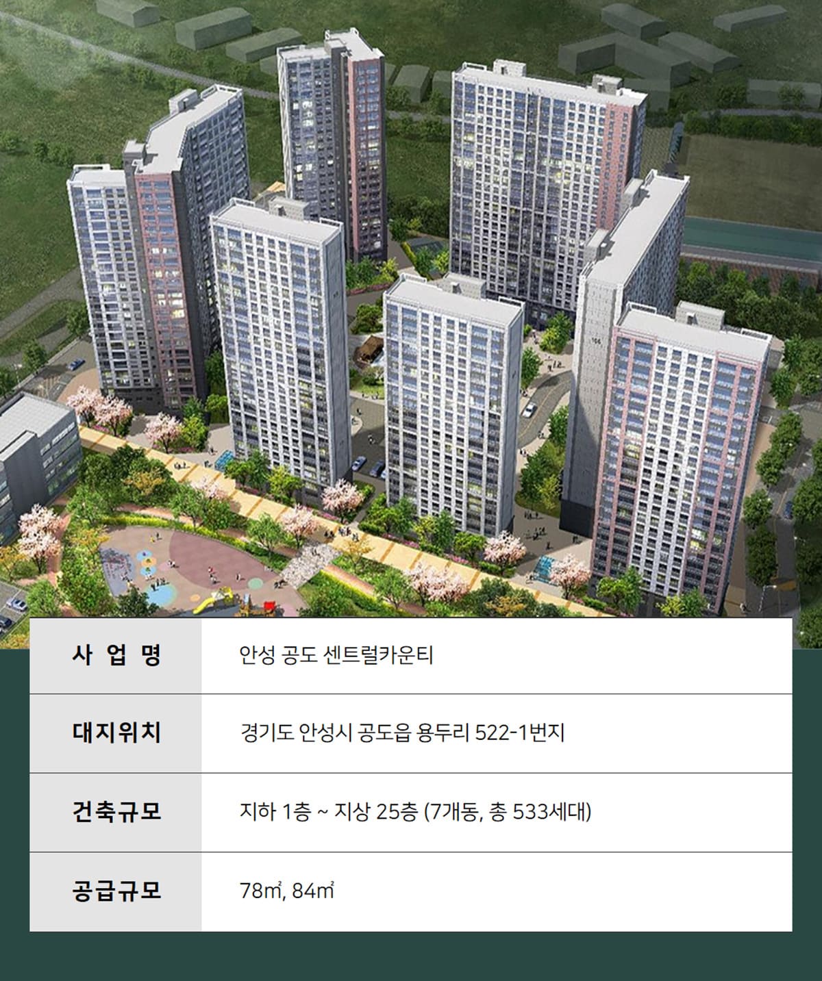 안성 공도 센트럴카운티